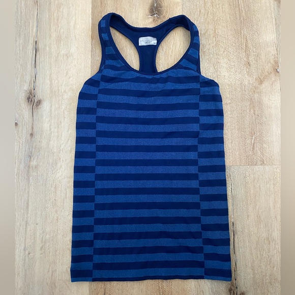 Athleta Tops - Athleta Rev Up Stripe Tank Size M